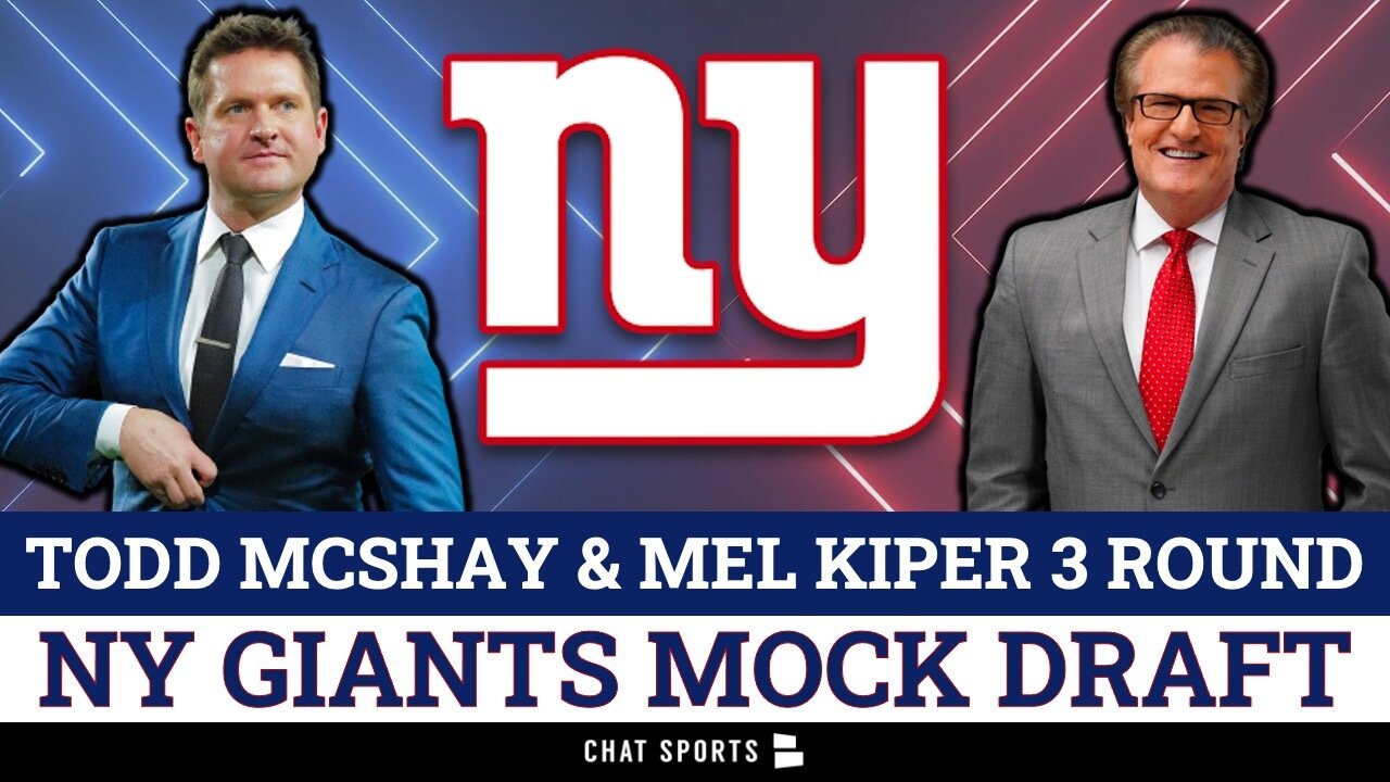 Todd McShay & Mel Kiper Mock Draft: 3 Round Giants Mock Draft | NY Giants Rumors