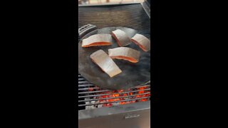 Cast Iron Grilled Salmon