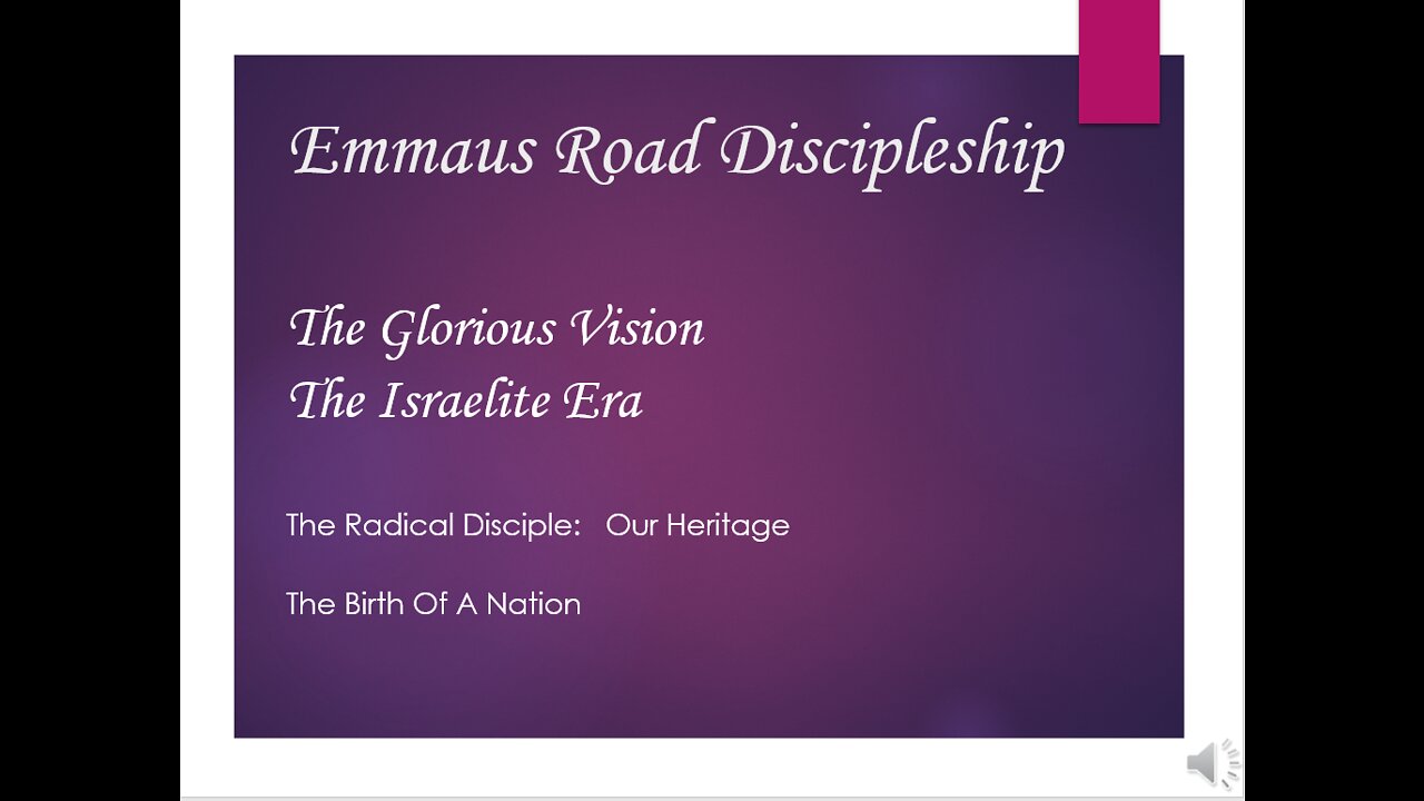 The Glorious Vision - The Israelite Era