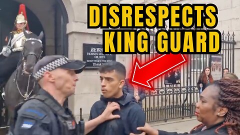 Idiot calls Kingsguard a sausage. Arrested for insulting him.