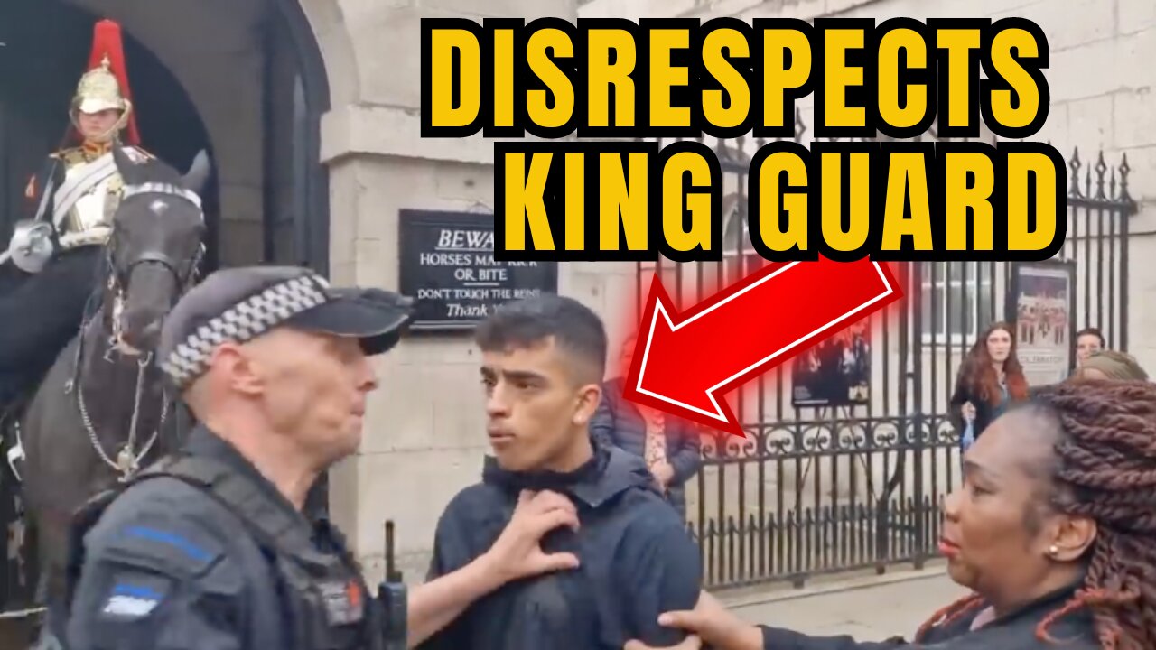 Idiot calls Kingsguard a sausage. Arrested for insulting him.