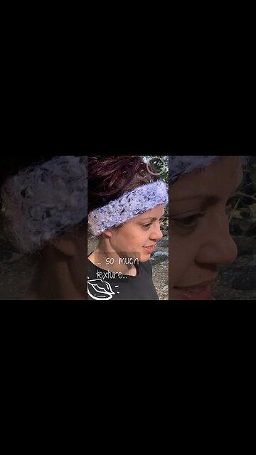 Stylish Black and White Tunisian Crochet Headband | Get Hooked with Jenetics Creations