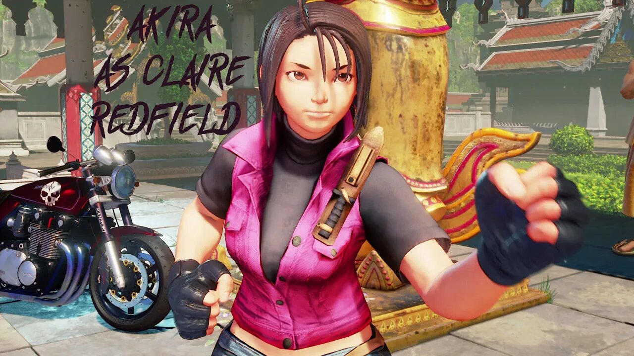 Street Fighter V Akira as Claire Redfield Outfit