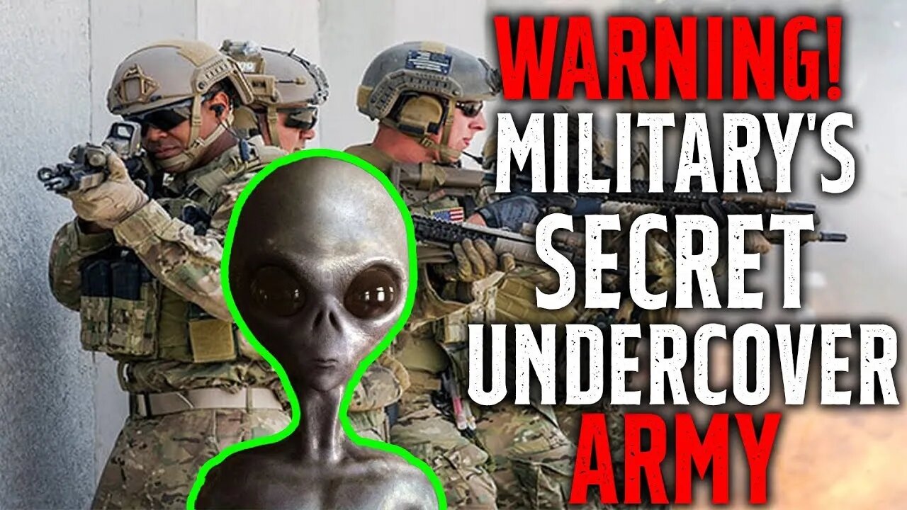 WARNING! Military's SECRET Undercover ARMY That You Didn't Know ABOUT!