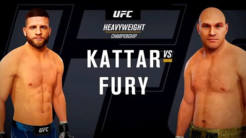 EA Sports UFC 4 Gameplay Tyson Fury vs Calvin Kattar