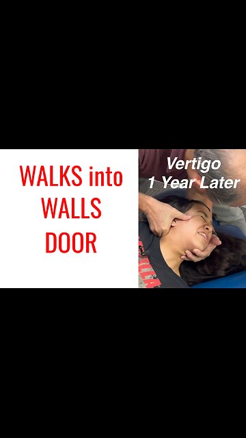 Vertigo & Dizzy young lady gets treated by Chiropractor