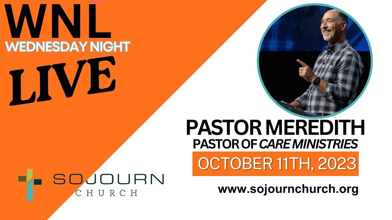 Wednesday Night Live With Pastor Chris & Pastor Terry Livestream | Sojourn Church | Carrollton Texas