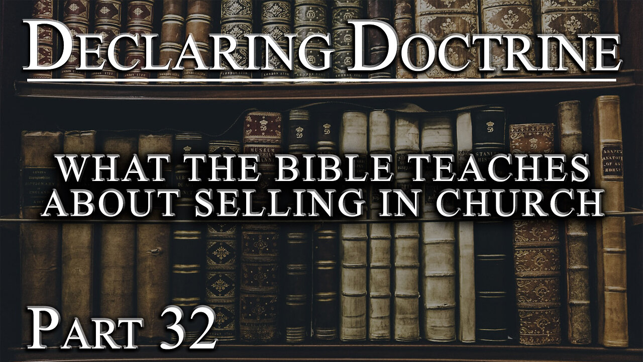 What the Bible Teaches about Selling in Church (Part 32) | Pastor Roger Jimenez