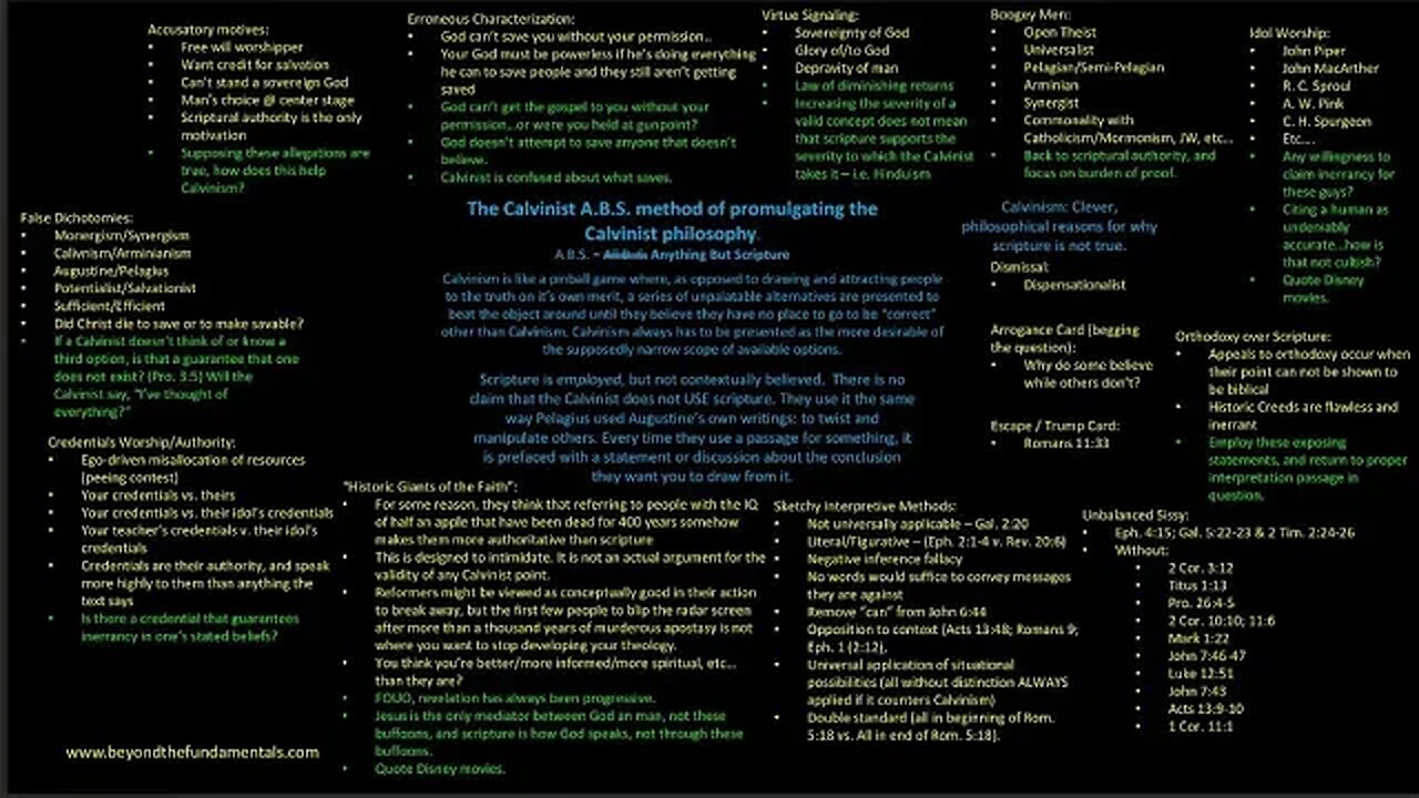 A #Debate Review * #Calvinism * #Fallacies #Fallaciousness * #KJV * 🪷*