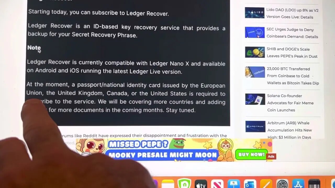 WARNING…LEDGER WALLET EMERGENCY!! MAJOR SECURITY FLAW IN UPDATE!!!