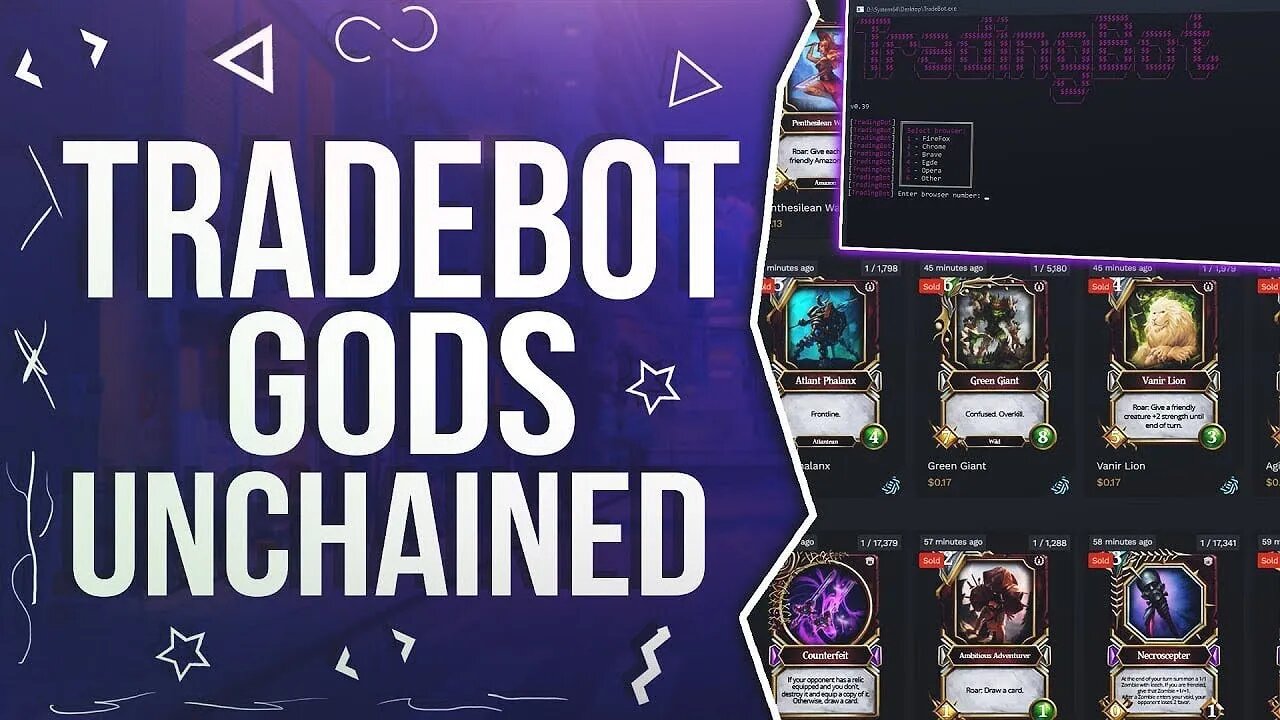 GOD'S UNCHAINED FREE PACKS | ✅GODS FARM TOKEN BOT | DOWLOAD FREE