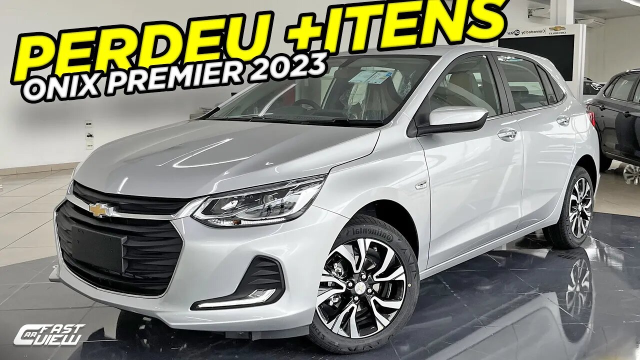 NOVO CHEVROLET ONIX PREMIER 2023 COM YOUTUBE, NETFLIX, MAS SEM PARK ASSIST E SENSOR DE PONTO CEGO!