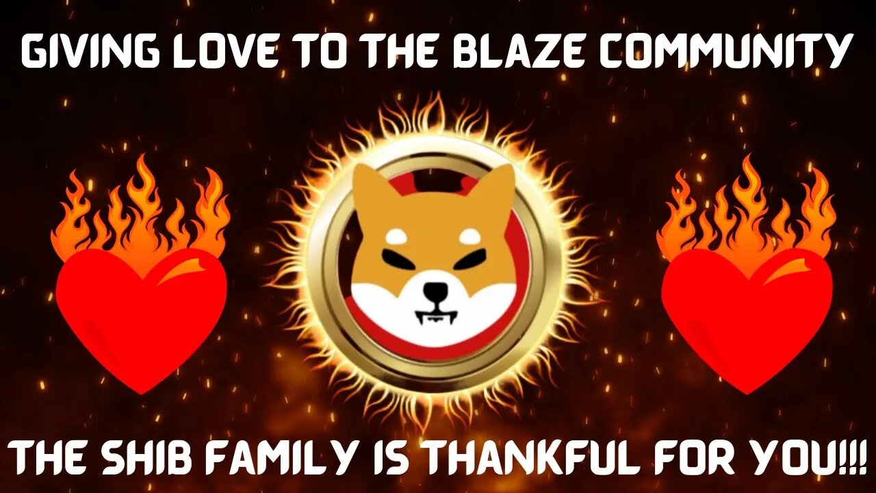 BLAZE TOKEN BURNING FOR THE SHIB ARMY