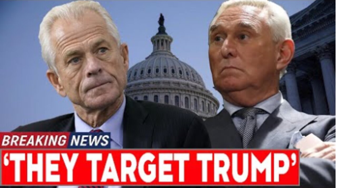 Peter Navarro SLAPS Garlands after STUPID ‘handcuff’ scene…Roger Stones makes lawsuit