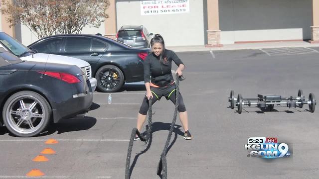 Ignite Fitness donating to Youth On Their Own as part of grand reopening