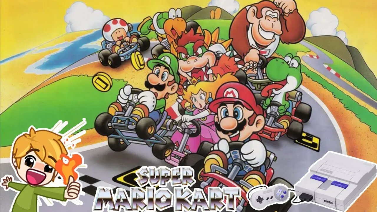 Super Mario Kart - Super Nintendo Playthrough #GameJoy🎮