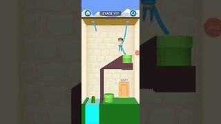 rescue cut rope puzzle 😎 #shorts