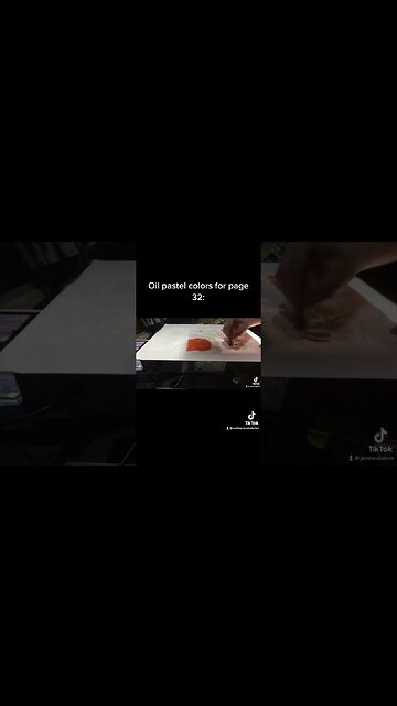 Oil Pastel for page 32