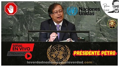 EN VIVO ✨ ATENCION - PRESIDENTE GUSTAVO PETRO EN LA ONU - ✅