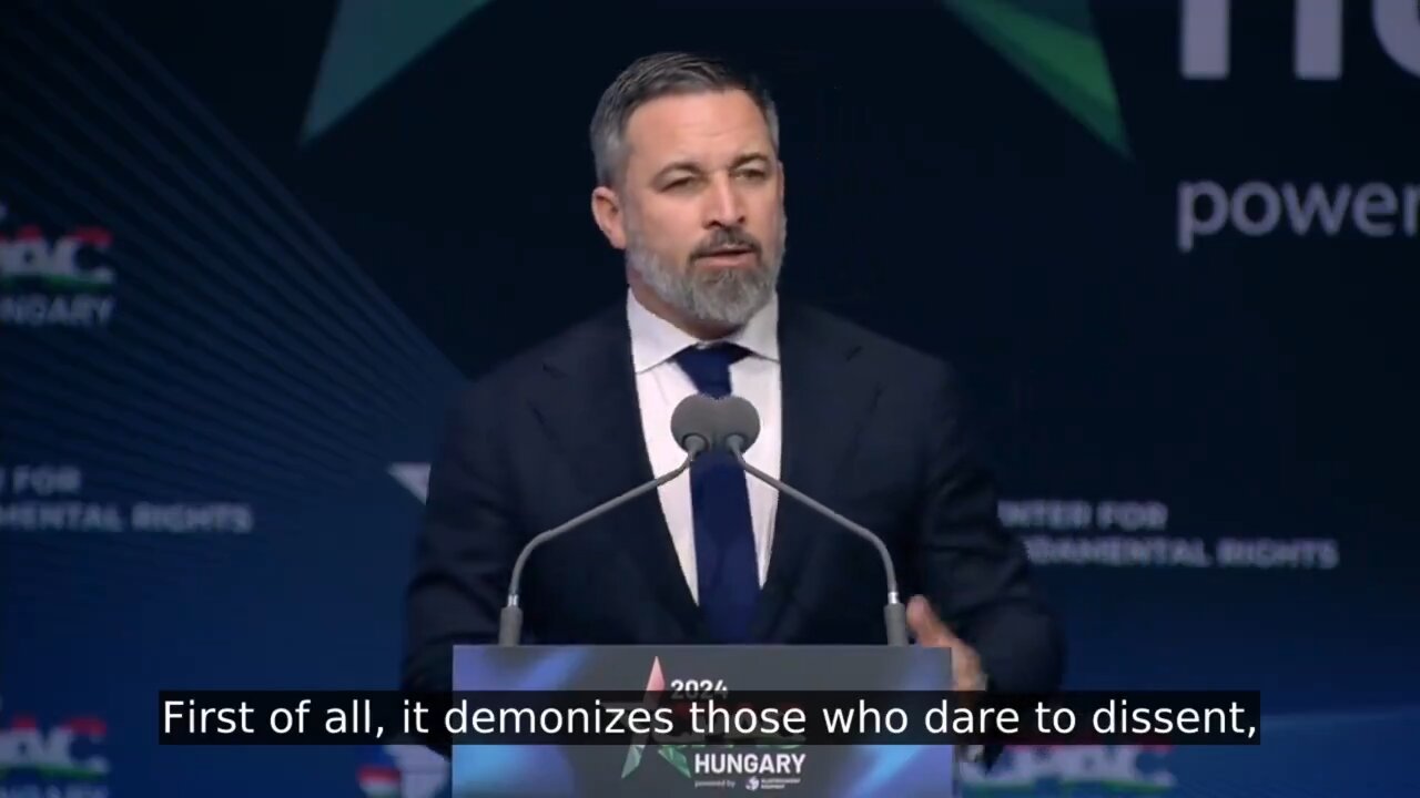 CPAC Hungary 2024 | Santi ABASCAL: If we love our homeland, they call us fascists.