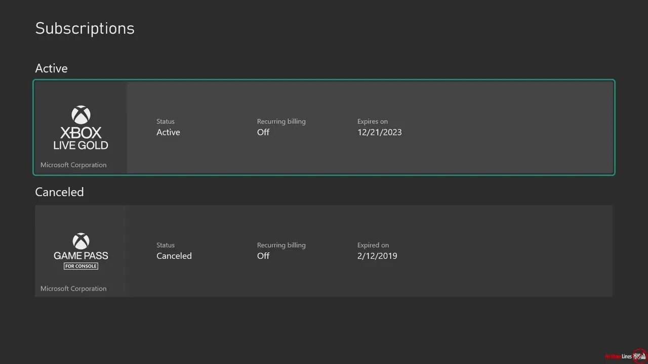 How to Turn On/Off Recurring Billing on Xbox Series Console