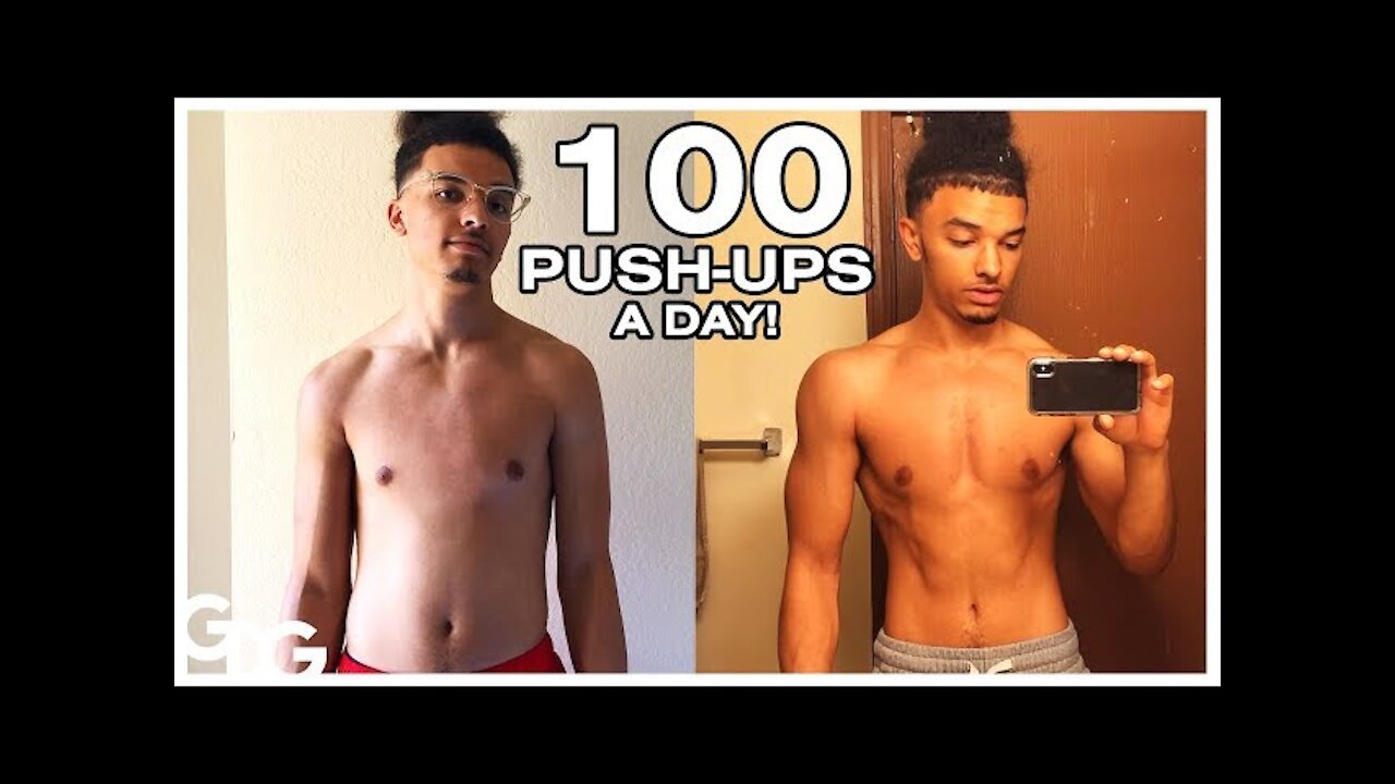100 Pushups a Day For 30 Days / TRANSFORMATION