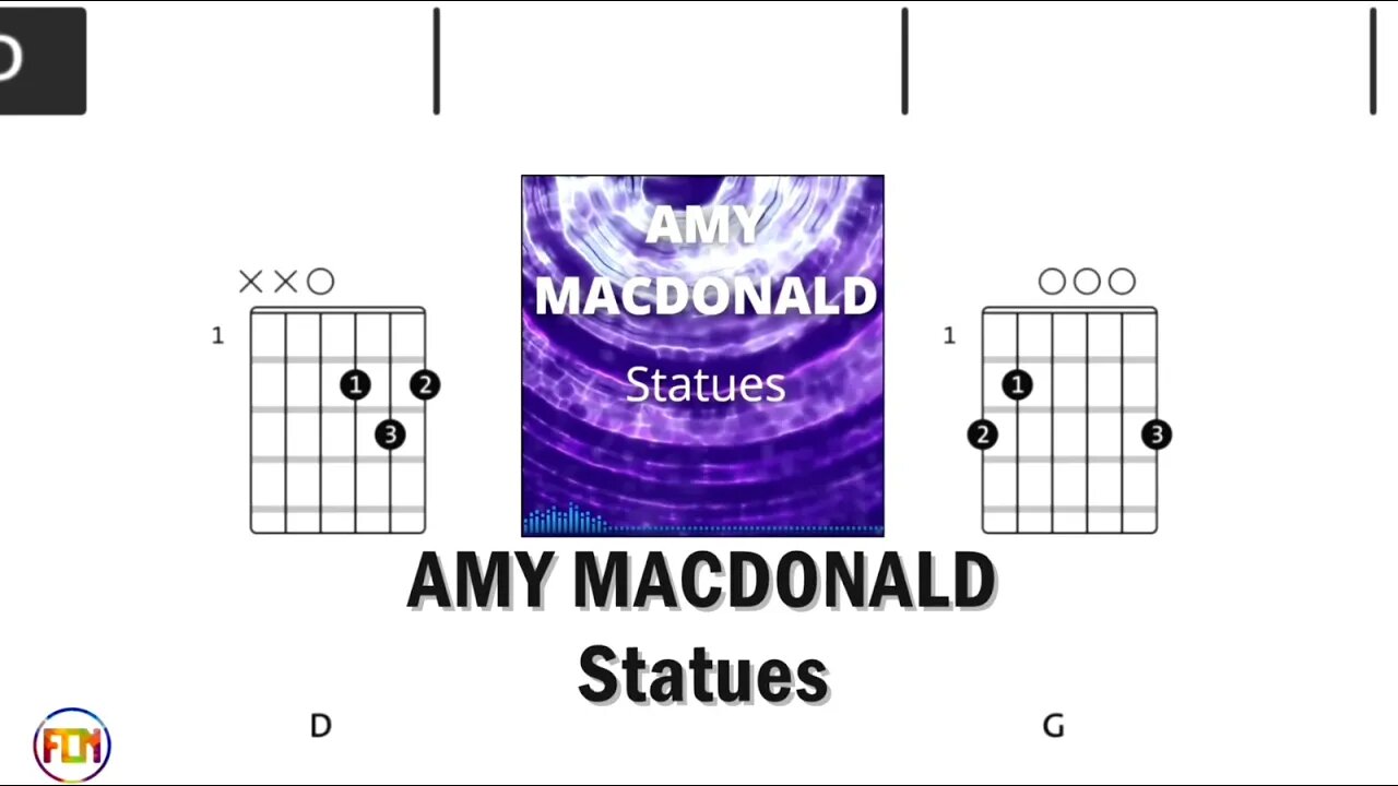 AMY MACDONALD Statues - Guitar Chords & Lyrics HD