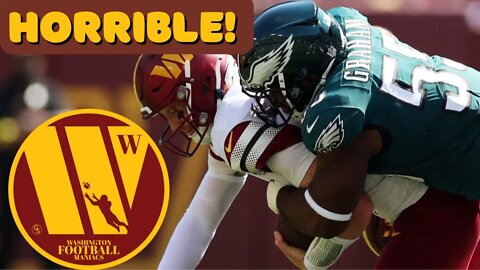 Washington Commanders Get Trashed By Philadelphia Eagles, Scot Turner is Horrible!