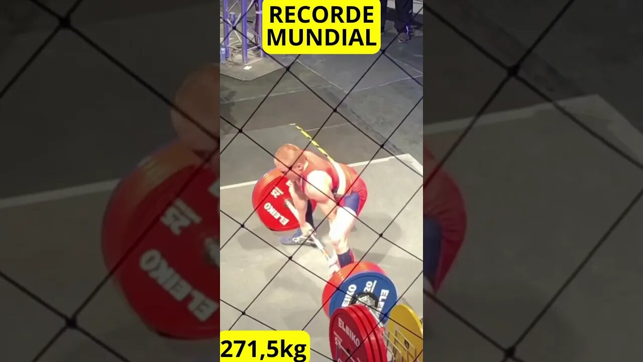 RECORDE MUNDIAL de 271,5kg no Deadlift de Dalton LaCoe (56kg) #Shorts