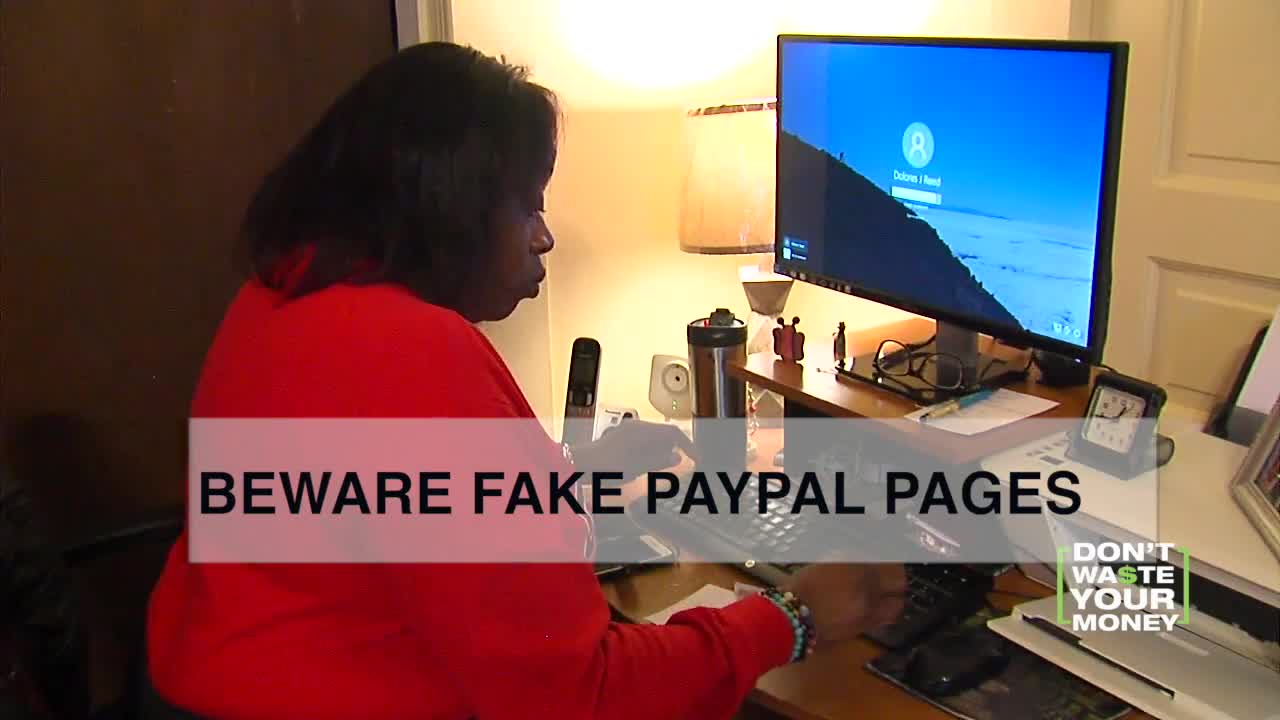 Beware fake PayPal pages