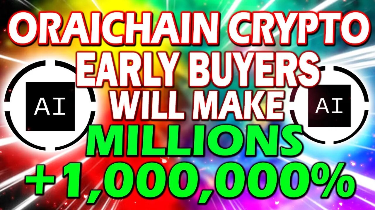 ORAICHAIN CRYPTO!! THIS LAYER 1 AI DRIVEN ORACLE WILL MAKE MILLIONAIRES!!