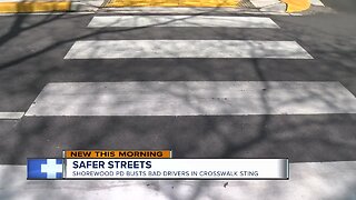 Undercover police enforce pedestrian safety in Shorewood