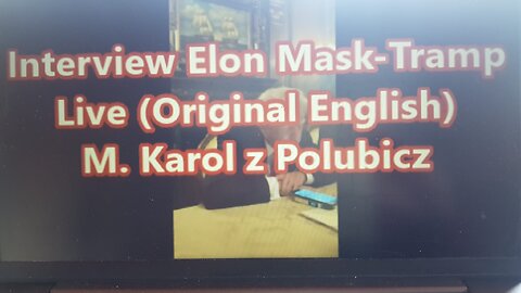 Interview Elon Mask-Tramp Full (Oryginal English)