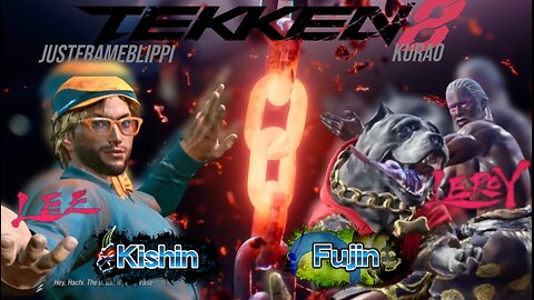 Tekken 8 Ranked - Road to Bushin - JustFrameBlippi (Lee - Kishin) vs kurao (Leroy - Fujin)
