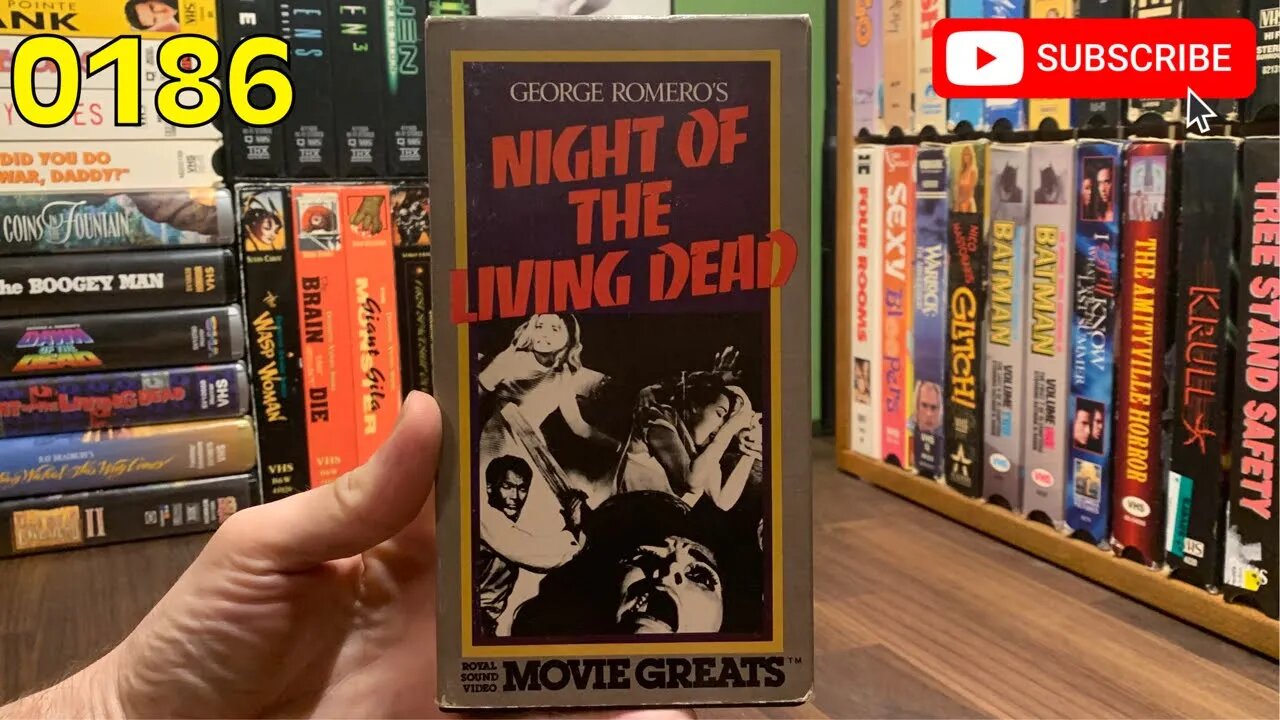 [0186] NIGHT OF THE LIVING DEAD (1968) VHS INSPECT [#nightofthelivingdead #nightofthelivingdeadVHS]