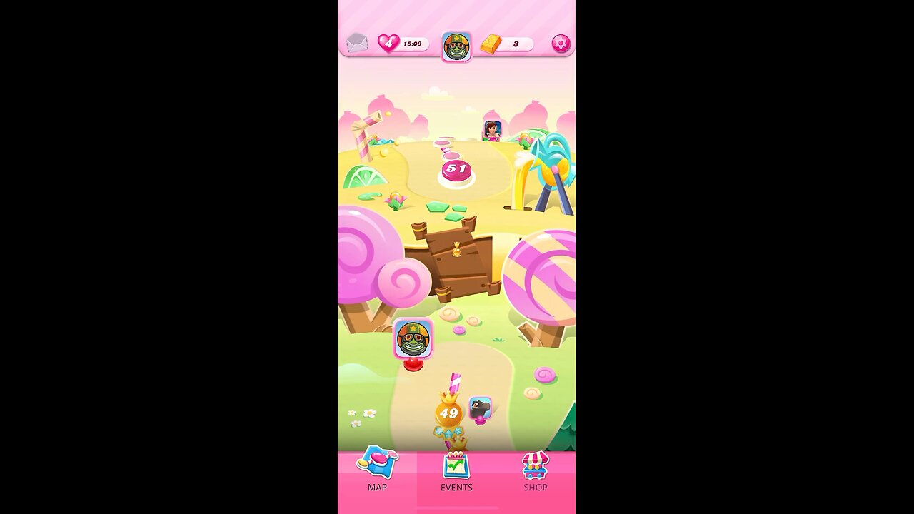 CandyCrush:Level 51-54 gameplay!