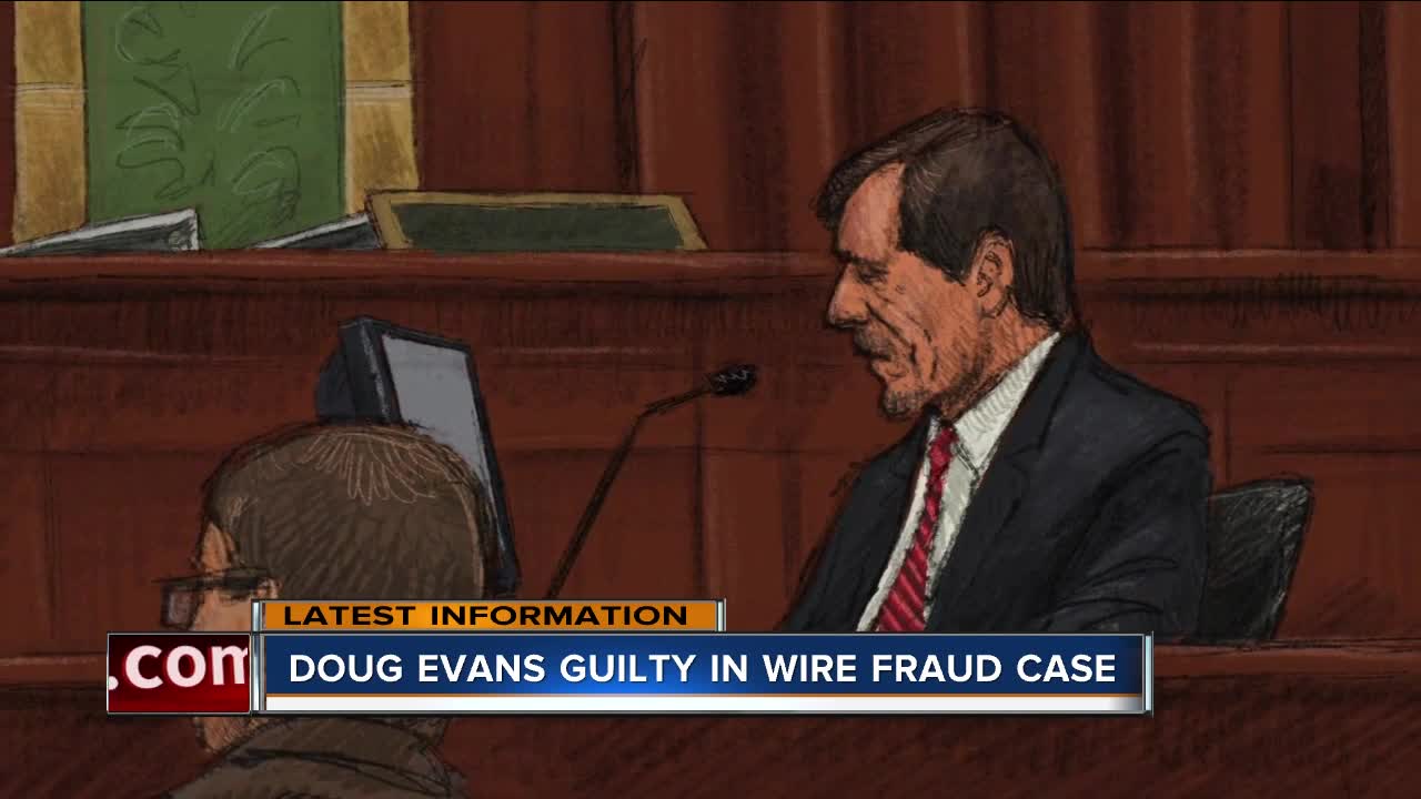 Doug Evans guilty in wire fraud case