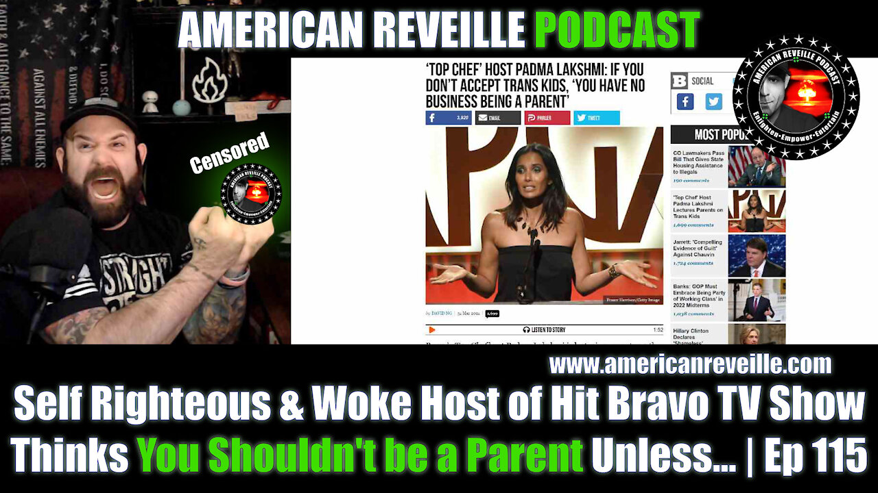 Self Righteous & Woke Host of Hit Bravo TV Show Thinks You Shouldn't be a Parent Unless... | Ep 115