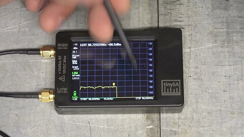 The TinySA A Spectrum Analyzer and Signal Generator. Let's Take A Look!