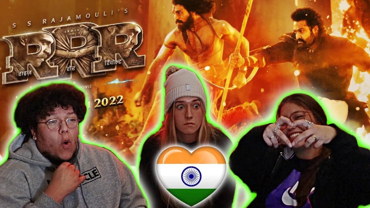 Americans React to RRR Trailer - NTR, Ram Charan, Ajay Devgn, Alia Bhatt | SS Rajamouli