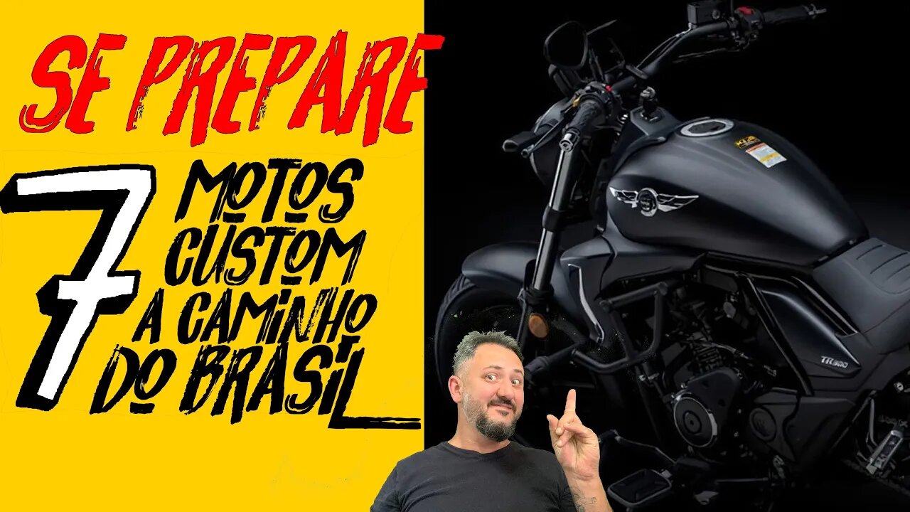 Se prepare PAPAI: 7 motos CUSTOM a caminho do BRASIL em 2023