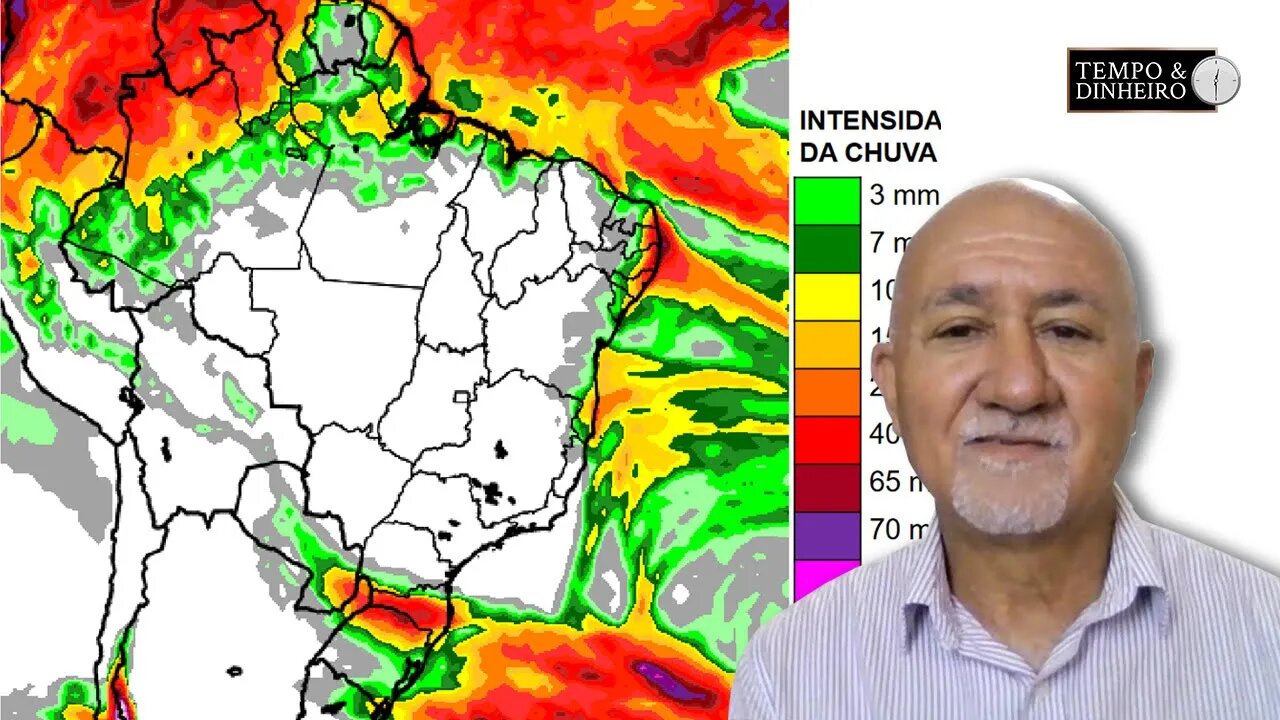 Chuva no RS e SC e frio em SP e MG