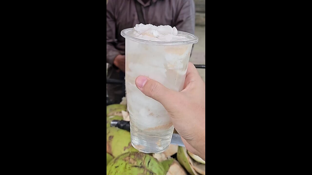 coconut water with plup