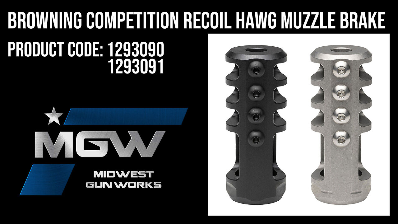 Browning Competition Recoil Hawg Muzzle Brakes