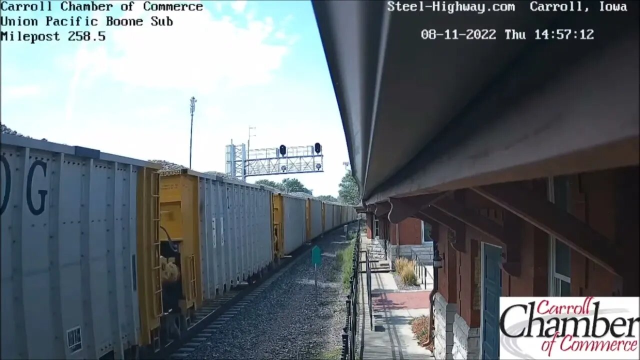 EB Herzog Rock Train in Carroll, IA on August 11, 2022 #steelhighway