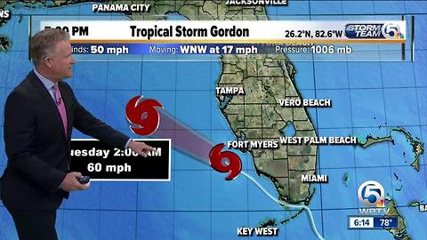 Tropical Storm Gordon: Warning discontinued for South Florida