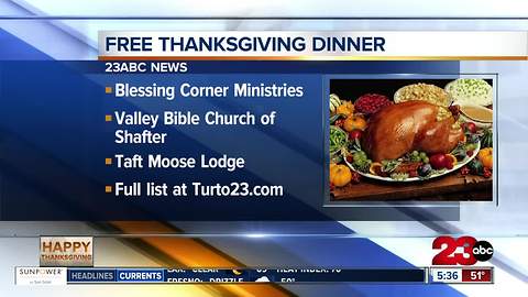 Thanksgiving Day News: Free dinners and Microwave Turkey