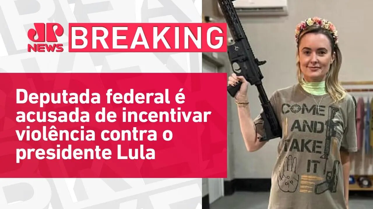 Júlia Zanatta diz não se referir a Lula em foto com arma | BREAKING NEWS