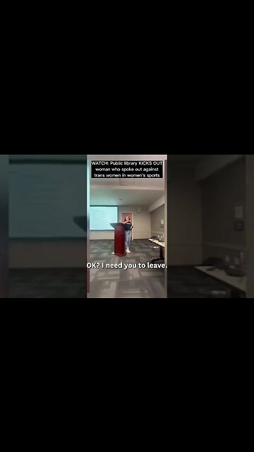 California library BOOTS speaker out (for the most absurd reason) 😳