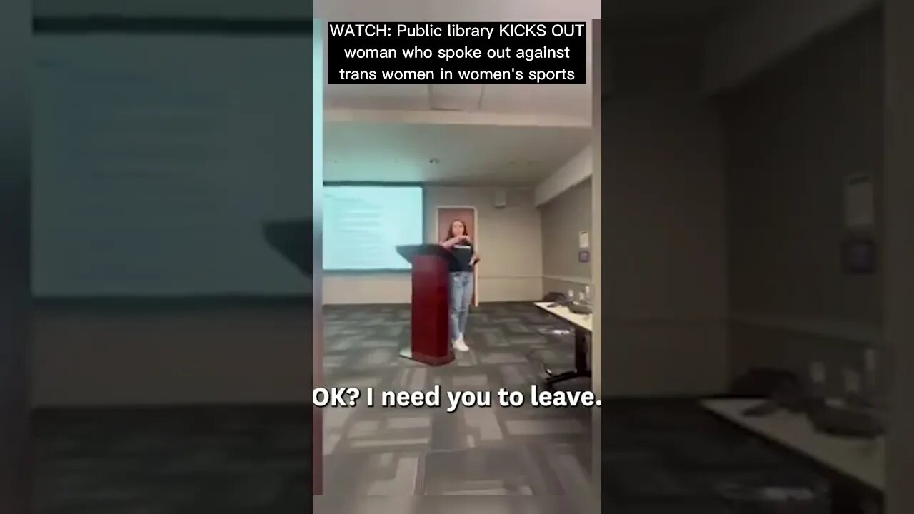 California library BOOTS speaker out (for the most absurd reason) 😳